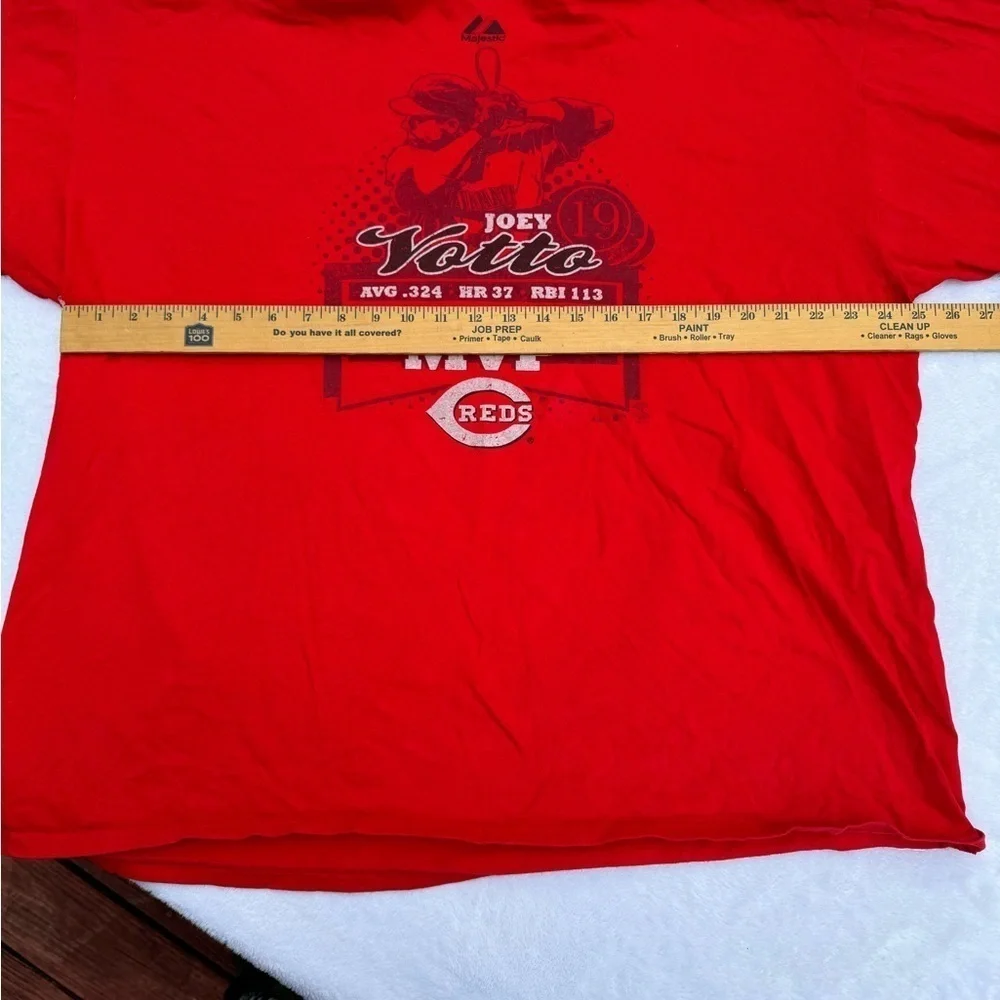 Cincinnati Reds Joey Votto men’s red 2XL graphic t shirt national league mvp